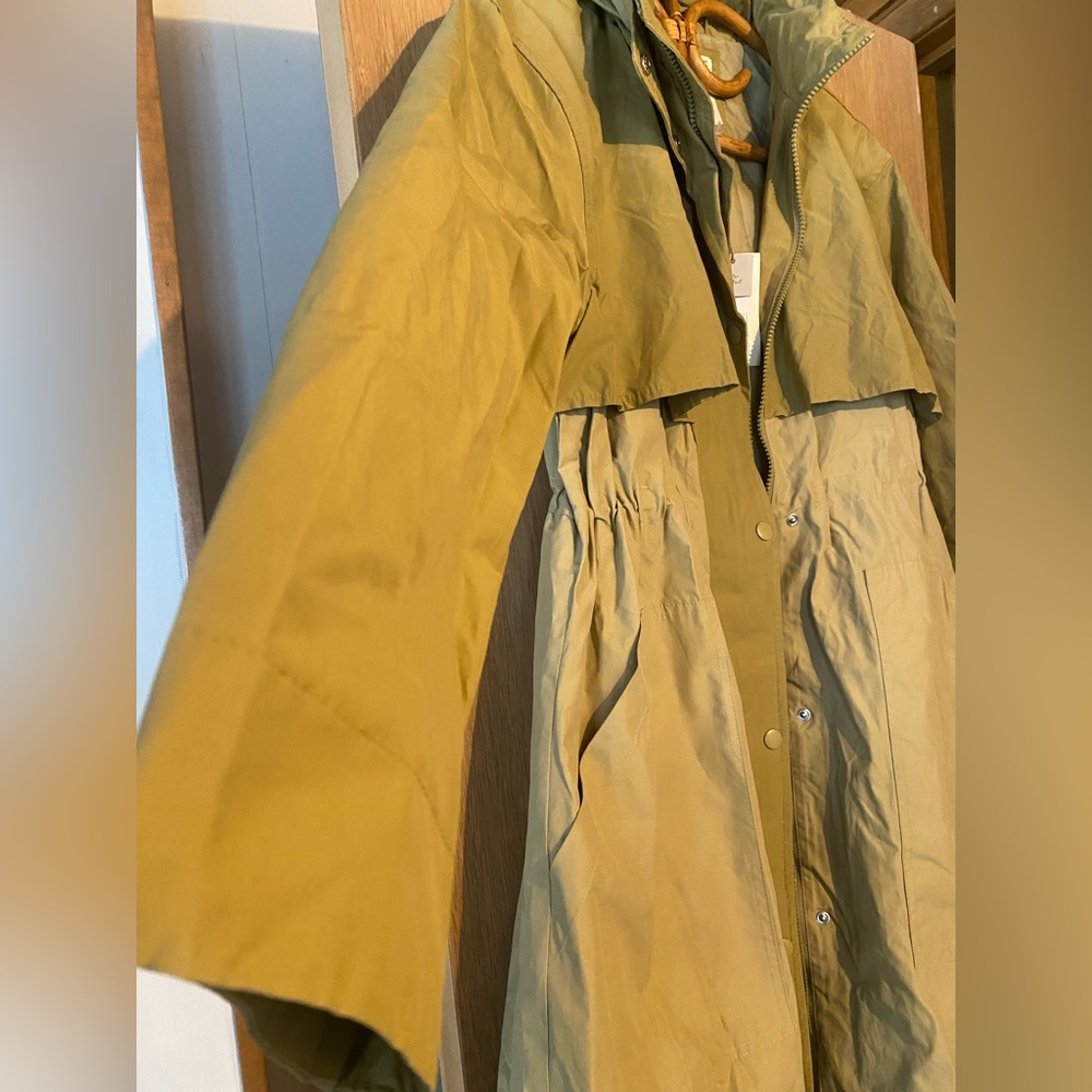 A New Day Women's Windbreaker Rain Trench Coat Size Small NWT - Picture 6 of 13